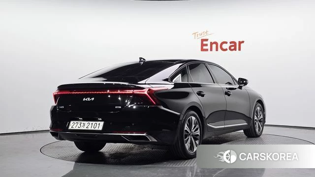 Kia K8 Hybrid 2023 Черный из Кореи