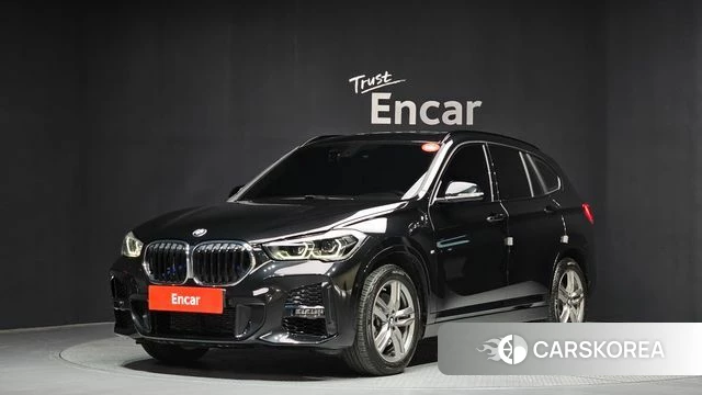 BMW X1 (F48) 2021 Черный из Кореи