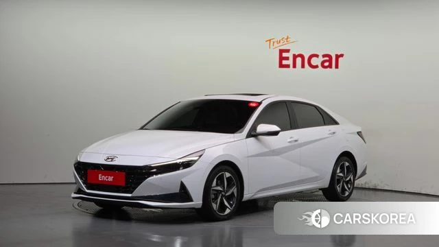 Hyundai Avante (CN7) 2020 Белый из Кореи