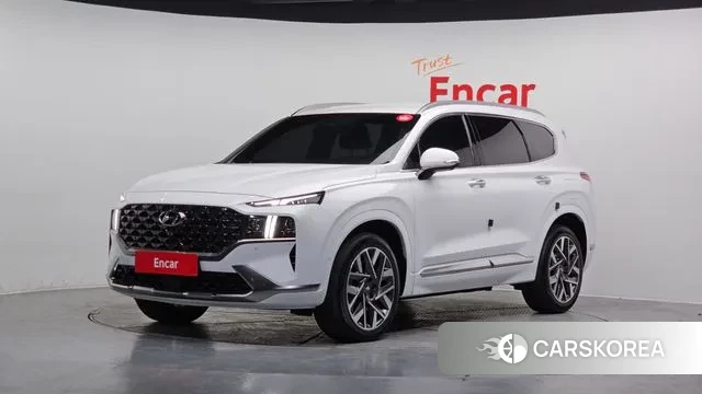 Hyundai The New Santa Fe 2023 Белый из Кореи
