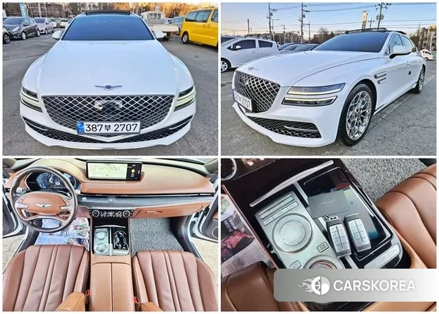 Genesis G80 (RG3) 2021 Белый из Кореи