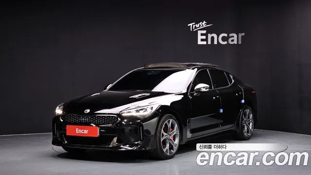 Kia Stinger 2018 Черный из Кореи