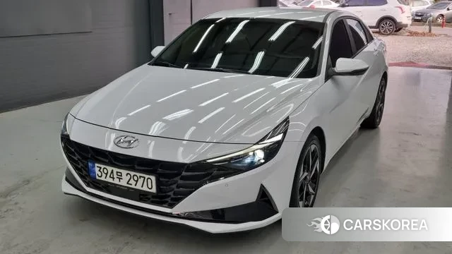 Hyundai Avante (CN7) 2021 Белый из Кореи