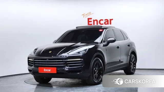 Porsche Cayenne (PO536) 2020 Черный из Кореи