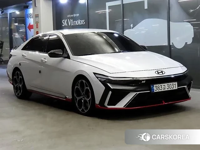 Hyundai The New Avante (CN7) 2023 Белый из Кореи