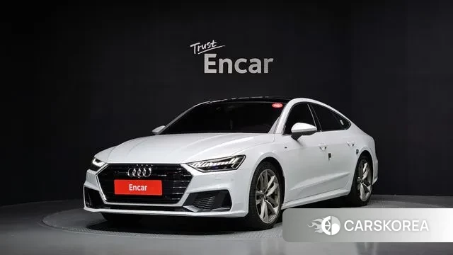 Audi A7 (4K) 2021 Белый из Кореи