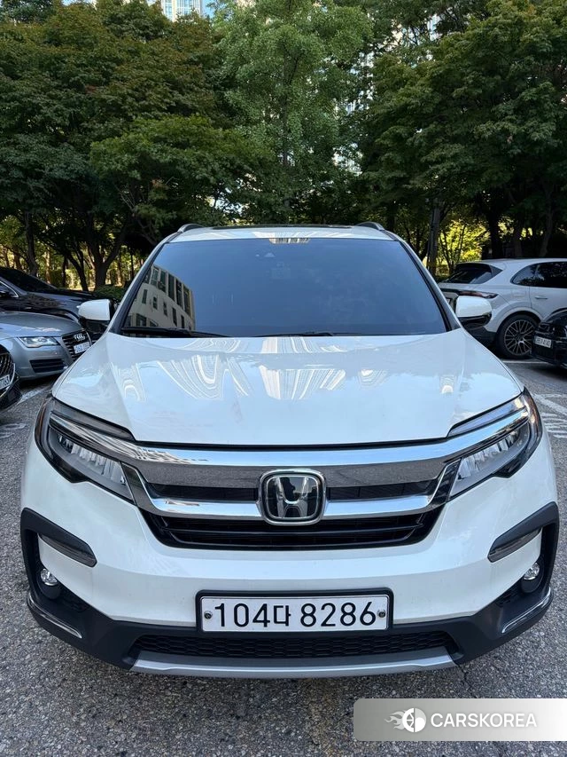 Honda Pilot 3rd generation 2019 Белый из Кореи
