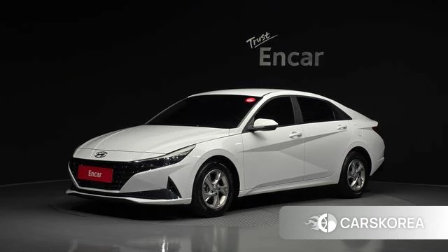 Hyundai Avante (CN7) 2022 Белый из Кореи