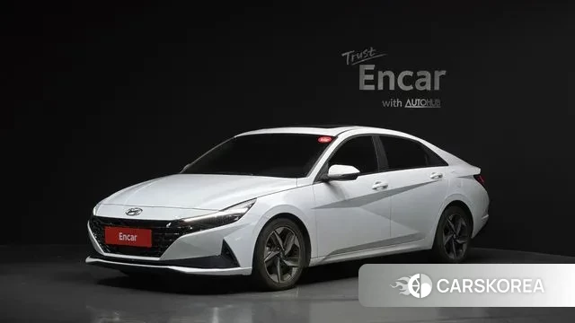 Hyundai Avante (CN7) 2022 Белый из Кореи