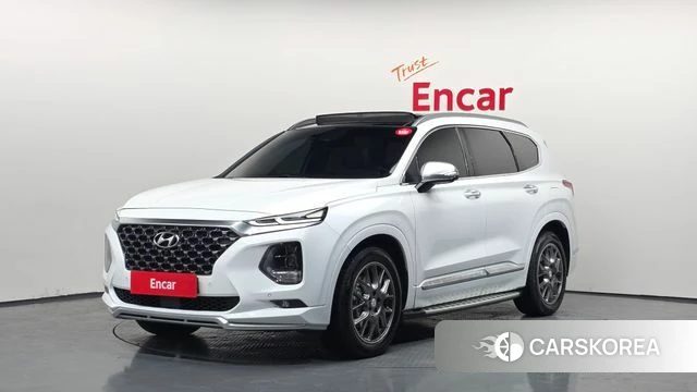 Hyundai Santa Fe TM 2019 Белый из Кореи