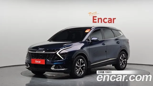 Kia Sportage 5th Generation Hybrid 2021 Синий из Кореи