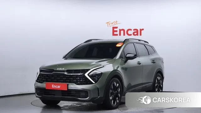 Kia Sportage 5th Generation 2023 Зеленый из Кореи