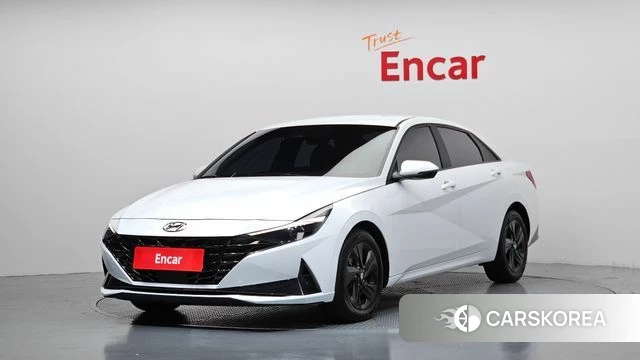 Hyundai Avante (CN7) 2022 Белый из Кореи