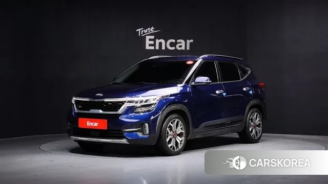 Kia Seltos 2021 Синий из Кореи