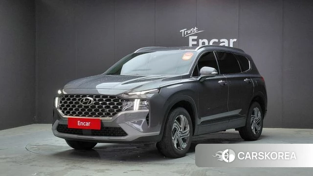 Hyundai The New Santa Fe 2023 Серый из Кореи