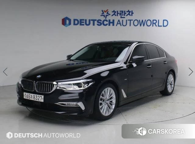 BMW 5 Series (G30) 2018 Черный из Кореи