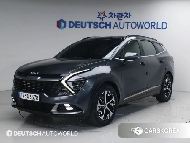 Kia Sportage 5th Generation Hybrid 2023 Серый из Кореи