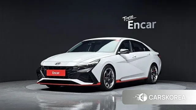 Hyundai Avante (CN7) 2022 Белый из Кореи