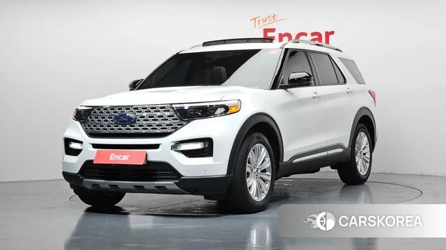 Ford Explorer 6th Generation 2022 Белый из Кореи