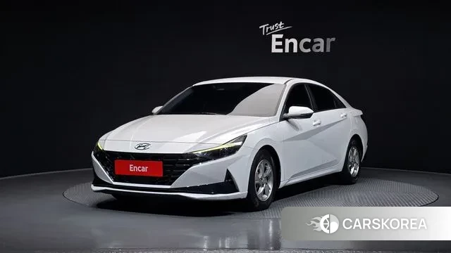 Hyundai Avante (CN7) 2021 Белый из Кореи