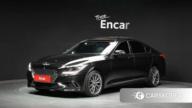 Genesis G80 2018 Черный из Кореи