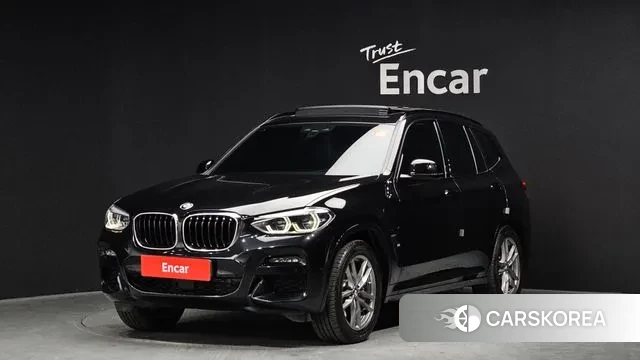 BMW X3 (G01) 2021 Черный из Кореи