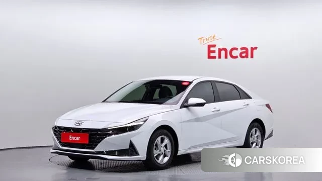 Hyundai Avante (CN7) 2020 Белый из Кореи