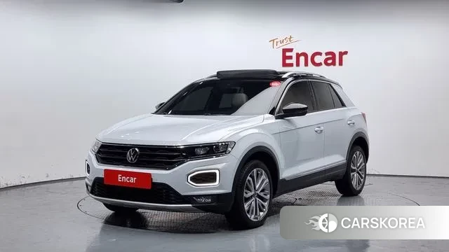 Volkswagen T-Roc 2022 Белый из Кореи