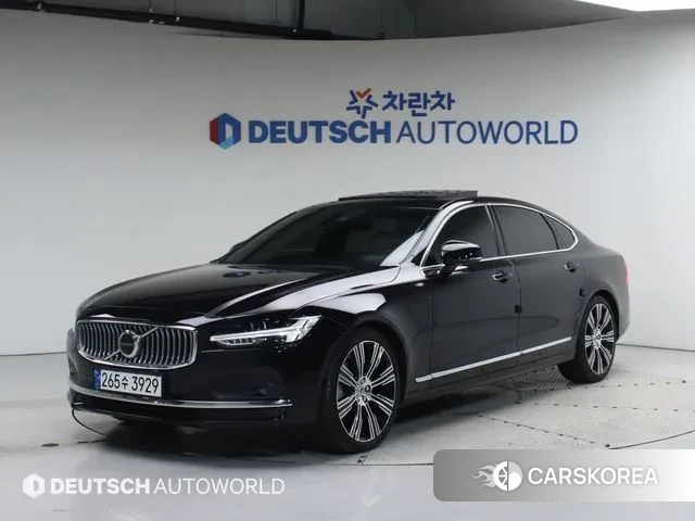 Volvo S90 2022 Черный из Кореи