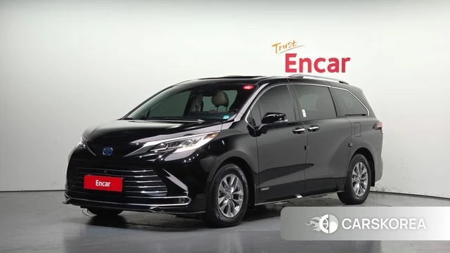 Toyota Sienna 4th Generation 2021 Черный из Кореи