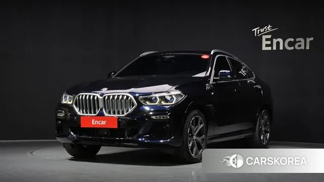 BMW X6 (G06) 2021 Черный из Кореи
