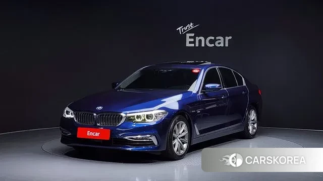 BMW 5 Series (G30) 2018 Синий из Кореи