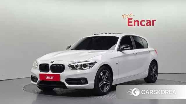 BMW 1 Series (F20) 2018 Белый из Кореи