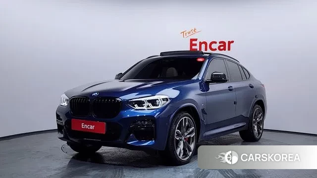 BMW X4 (G02) 2021 Синий из Кореи