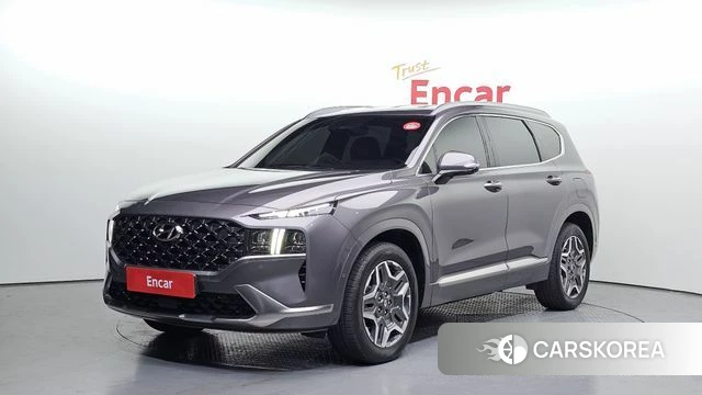 Hyundai The New Santa Fe 2023 Серый из Кореи