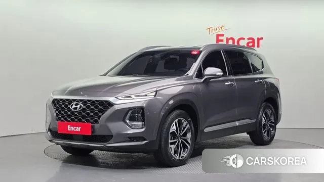 Hyundai Santa Fe TM 2020 Серебристо-серый из Кореи
