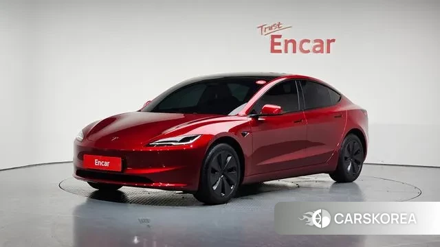 Tesla Model 3 2024 Красный из Кореи