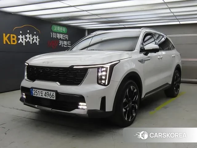 Kia The New Sorento 4th Generation 2023 Белый из Кореи