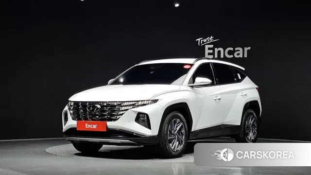 Hyundai Tucson Hybrid (NX4) 2023 Белый из Кореи