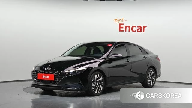 Hyundai Avante (CN7) 2021 Черный из Кореи
