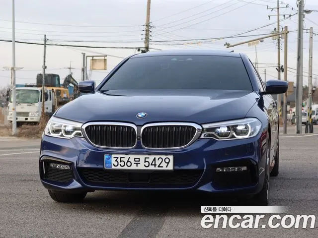 BMW 5 Series (G30) 2018 Синий из Кореи