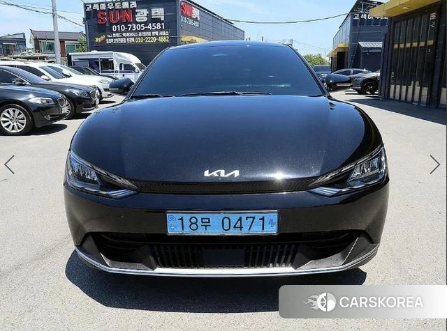 Kia EV6 2022 Черный из Кореи