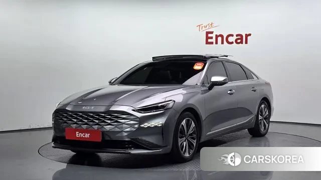 Kia K8 Hybrid 2021 Серебристо-серый из Кореи