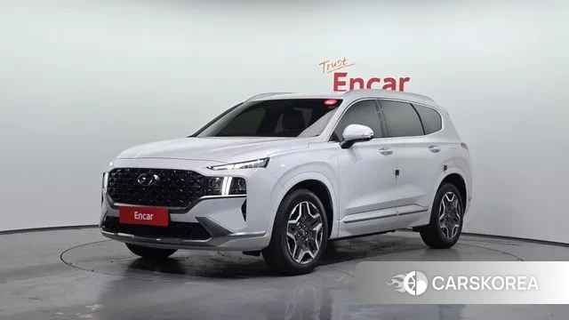 Hyundai The New Santa Fe 2021 Белый из Кореи