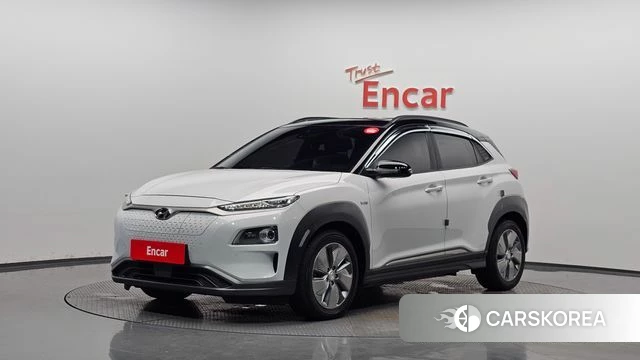 Hyundai Kona Electric 2019 Белый из Кореи