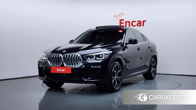 BMW X6 (G06) 2019 Черный из Кореи