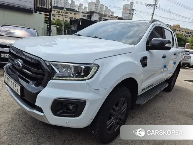 Ford Ranger 3rd Generation 2021 Белый из Кореи