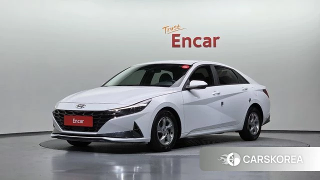 Hyundai Avante (CN7) 2021 Белый из Кореи