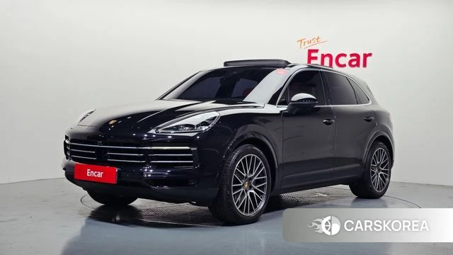 Porsche Cayenne (PO536) 2022 Черный из Кореи