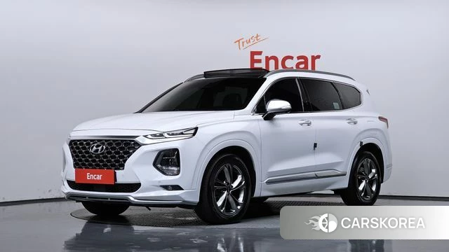 Hyundai Santa Fe TM 2020 Белый из Кореи